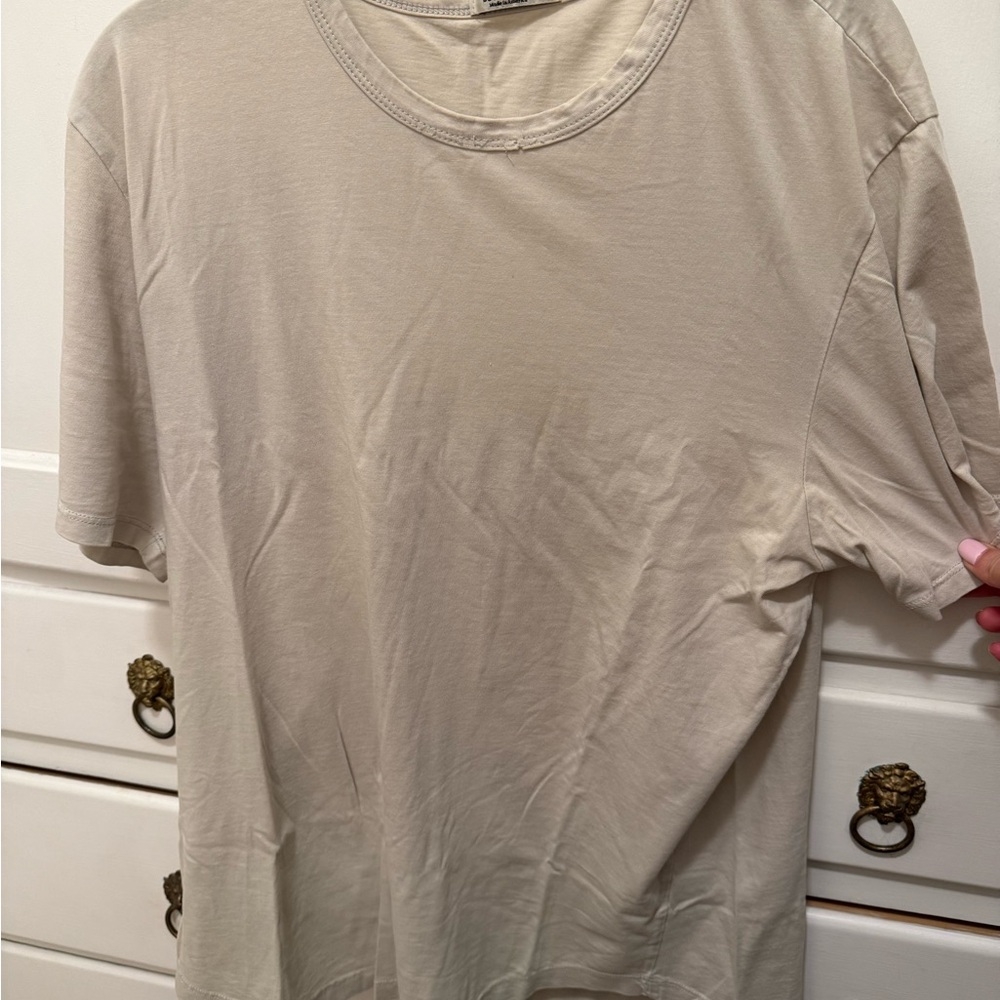 Buck Mason Men's Beige T-Shirt